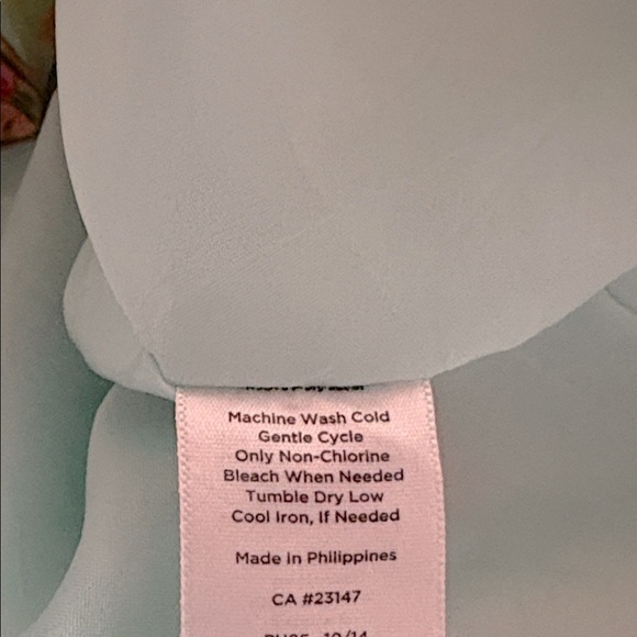 Talbots Botanical Flowers Cap Sleeve Sheath Cocktail Dress sz. 8 - Picture 11 of 12